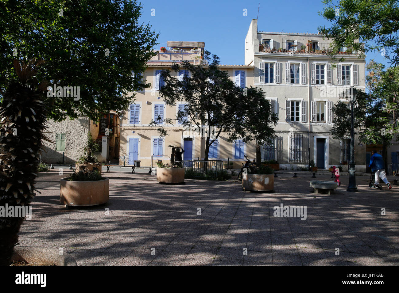 Le Panier Viertel in Marseille. Frankreich. Stockfoto