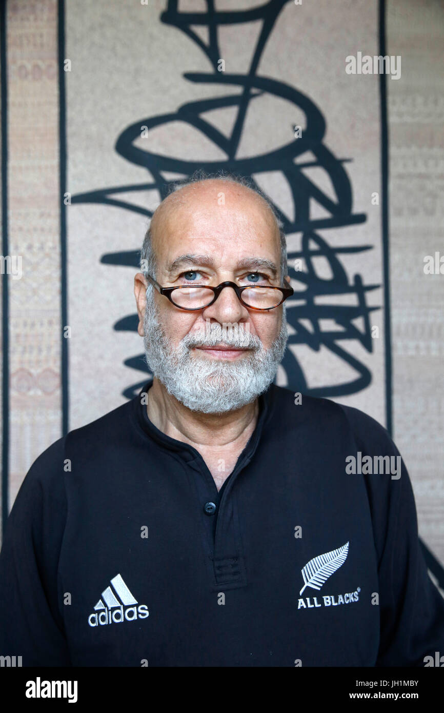 Paris ansässige Künstler Rachid Koraichi. Frankreich. Stockfoto