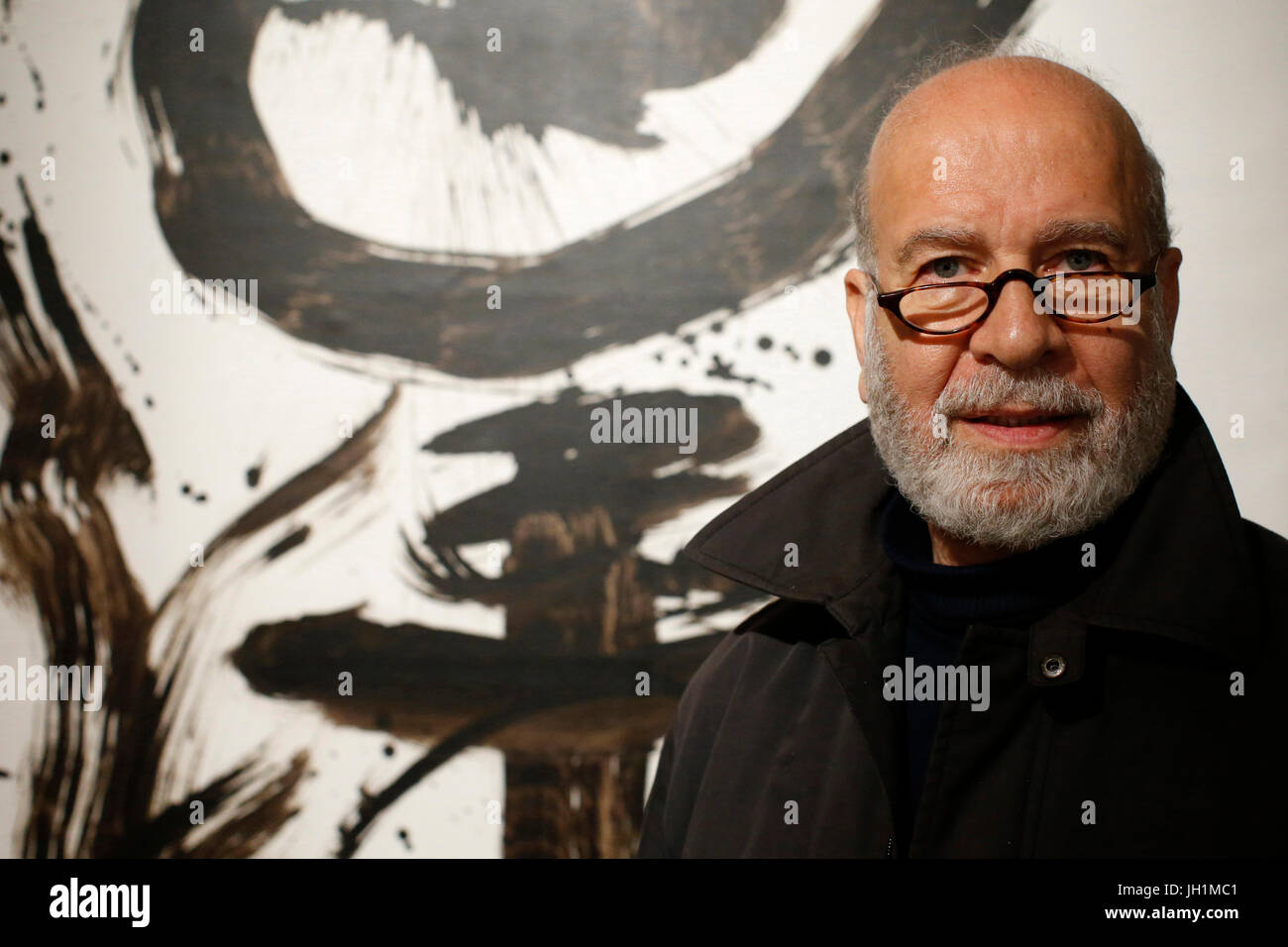 Paris ansässige Künstler Rachid Koraichi. Frankreich. Stockfoto