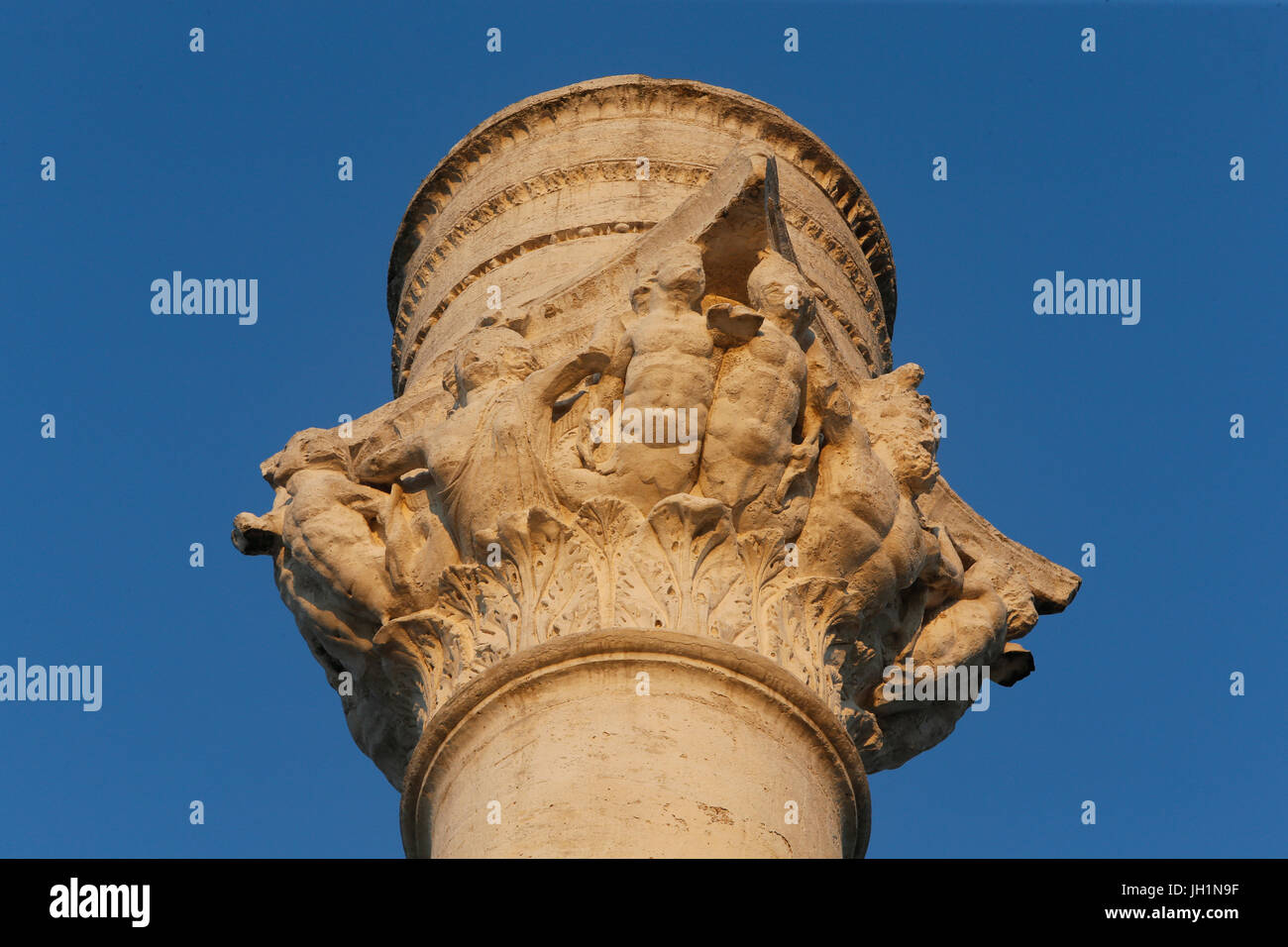 Römische Säule in Brindisi. Italien. Stockfoto