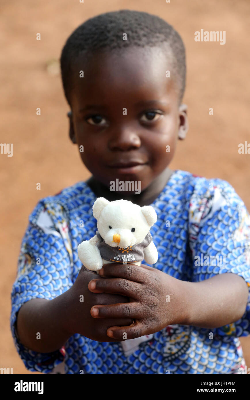 Französischen NGO: La Chaine de l ' Espoir. Humanitäre Medizin.  Togo. Stockfoto