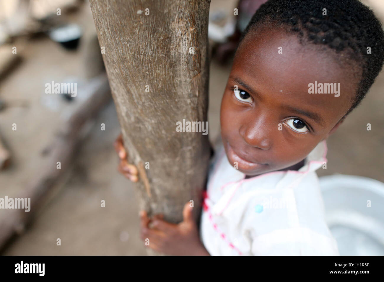 Afrikanische Mädchen. Porträt. Togo. Stockfoto