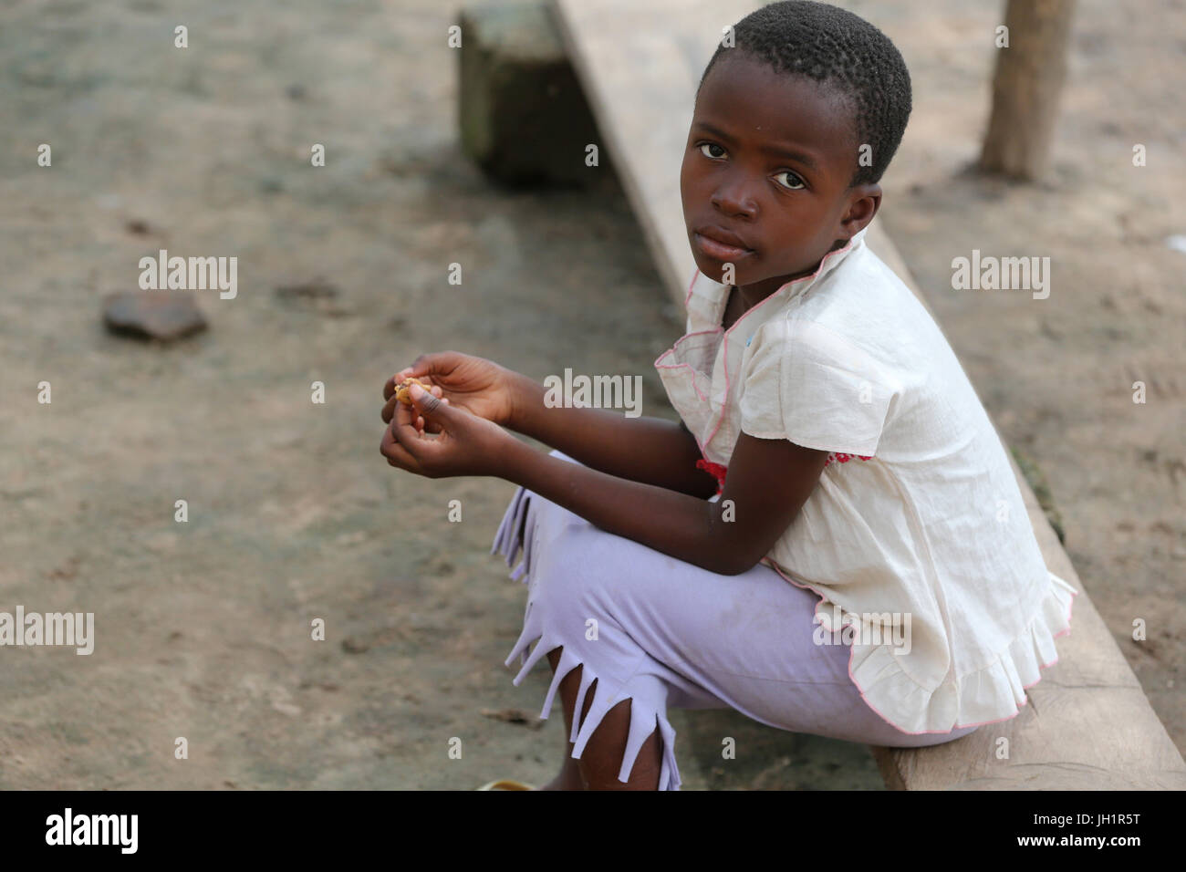 Afrikanische Mädchen. Porträt. Togo. Stockfoto