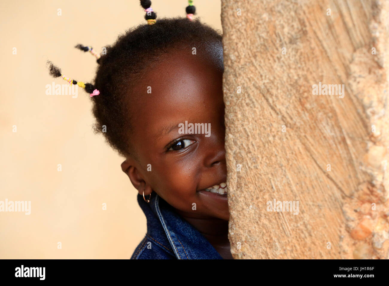 Afrikanische Mädchen. Porträt. Lome. Togo. Stockfoto