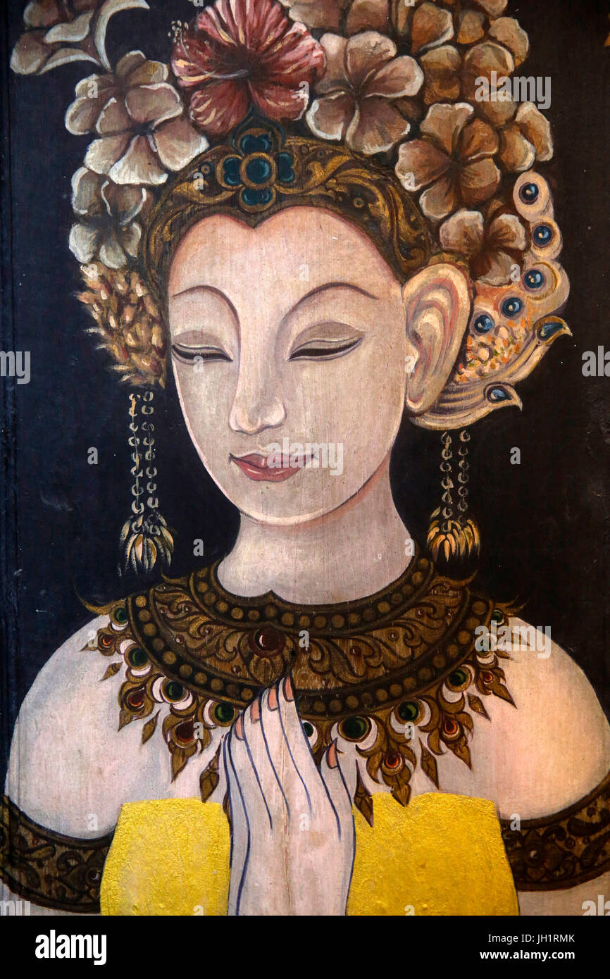 Thailändische Malerei. Thailand. Stockfoto