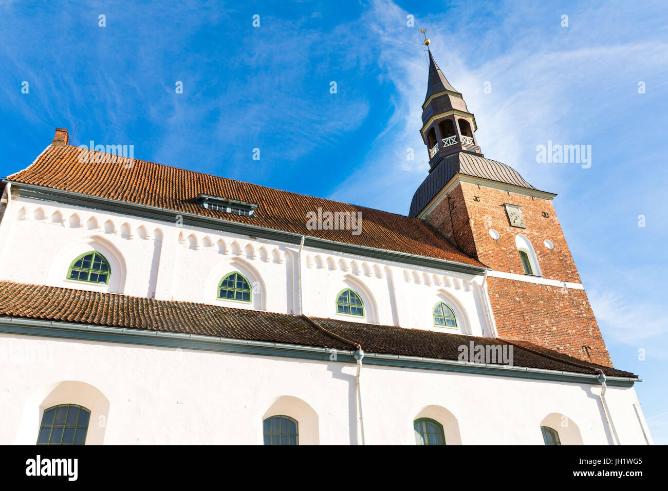Kirche St. Simon in Valmiera. Lettland Stockfoto
