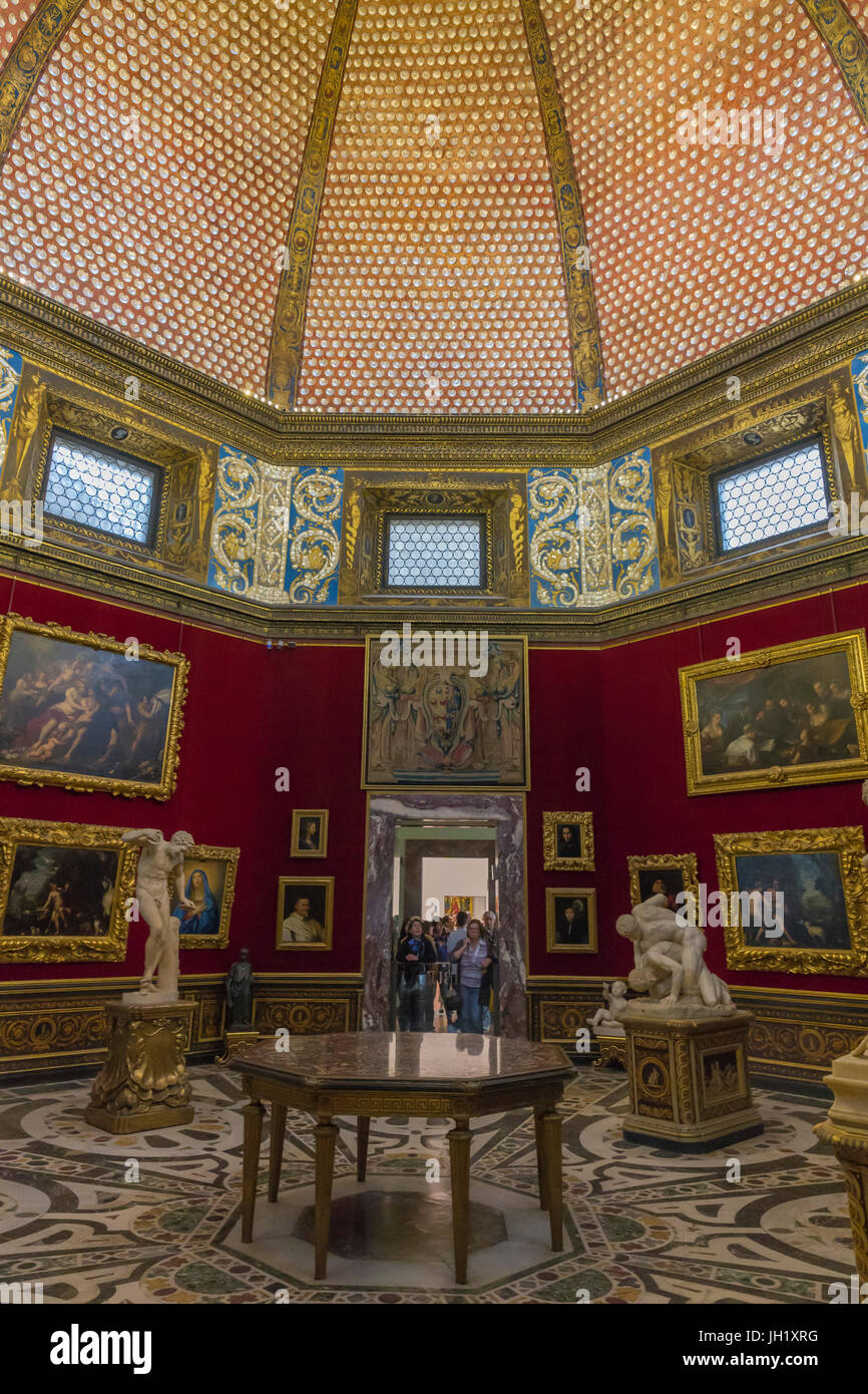 Tribuna, Uffizien, Florenz, Toskana, Italien, Europa Stockfoto