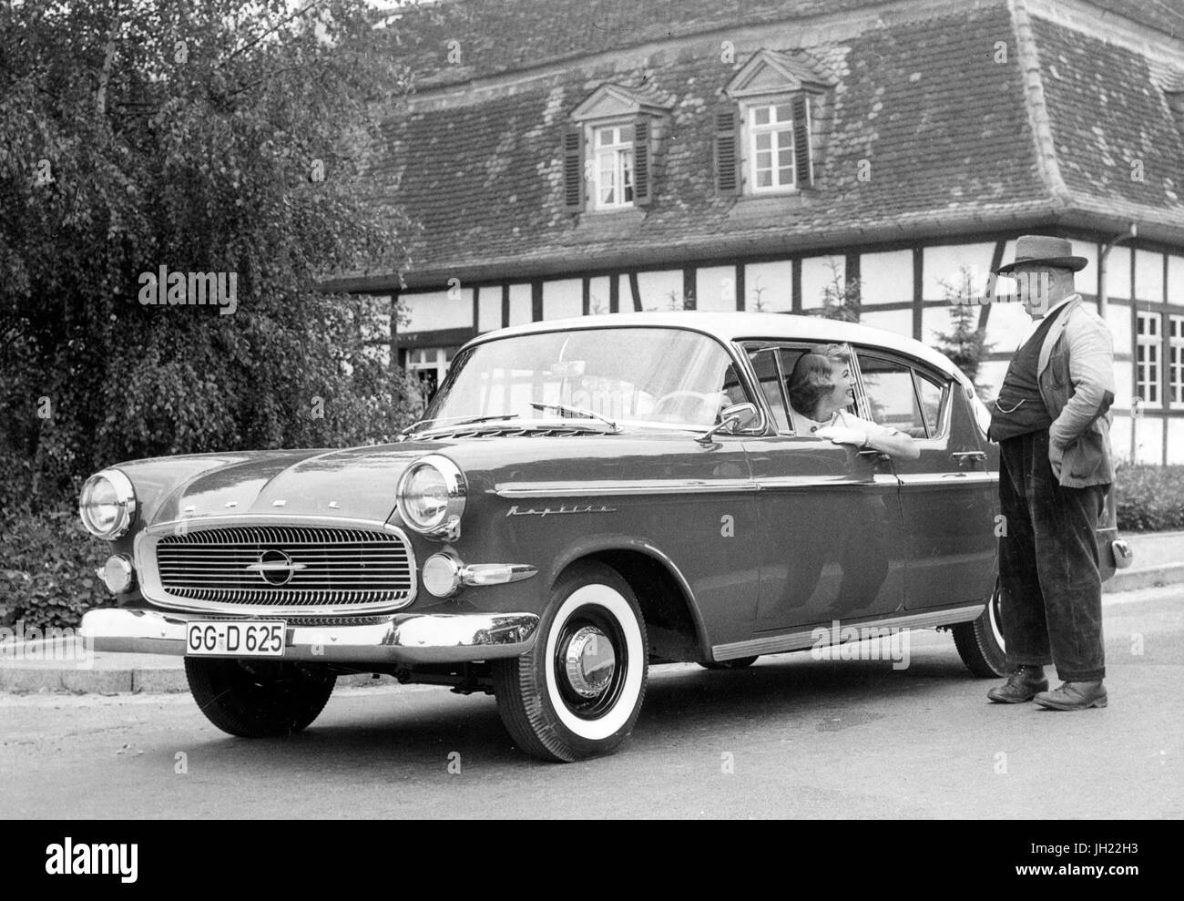 Opel Kapitan 1958 Stockfoto