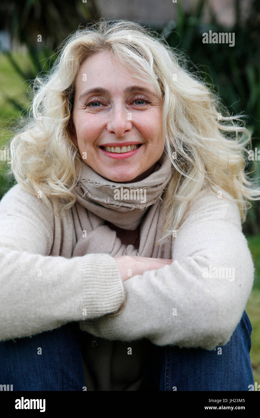 Europäerin. Frankreich. Stockfoto