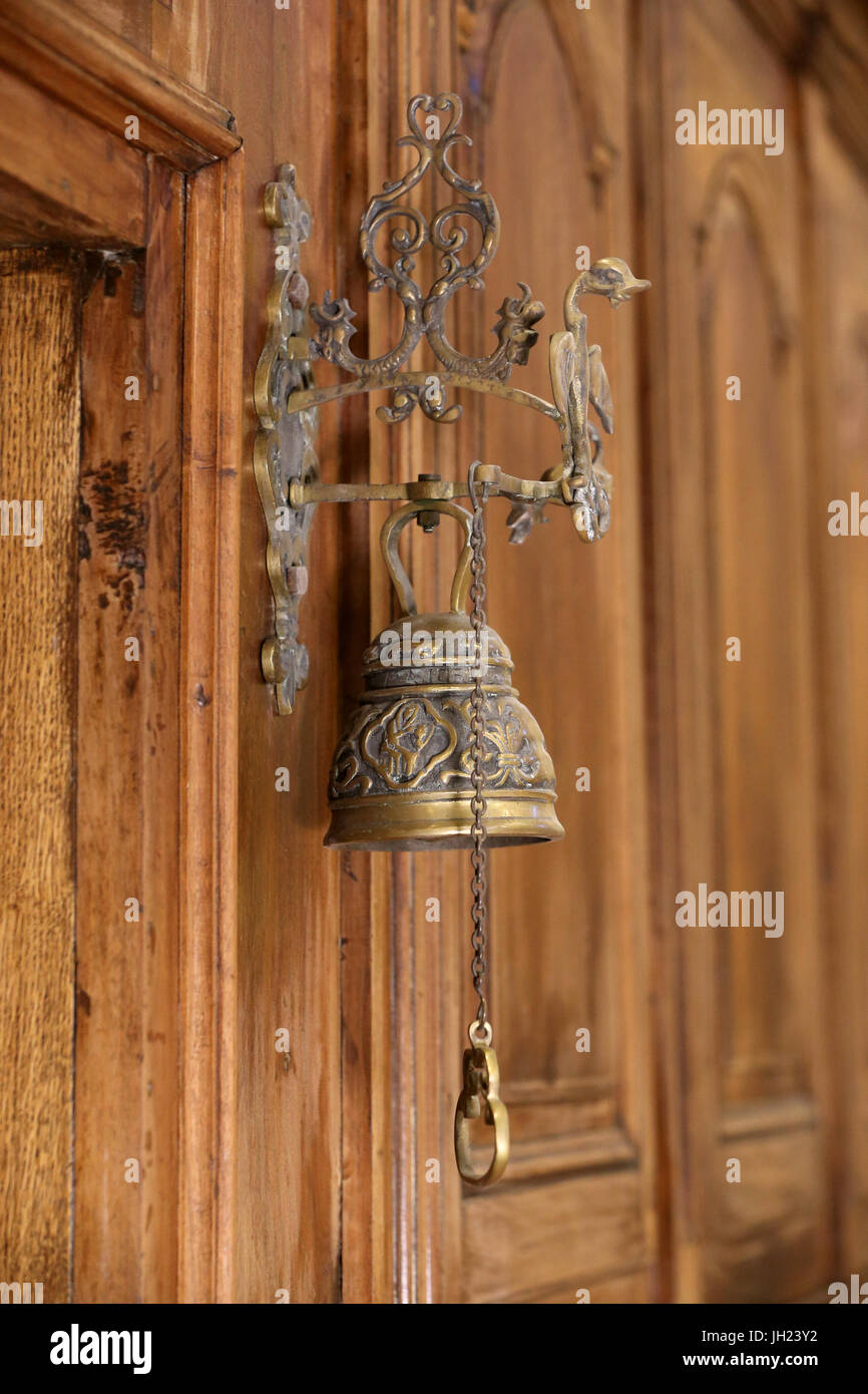 Restaurierung von Saint Gervais Barockkirche. Bell.  Frankreich. Stockfoto