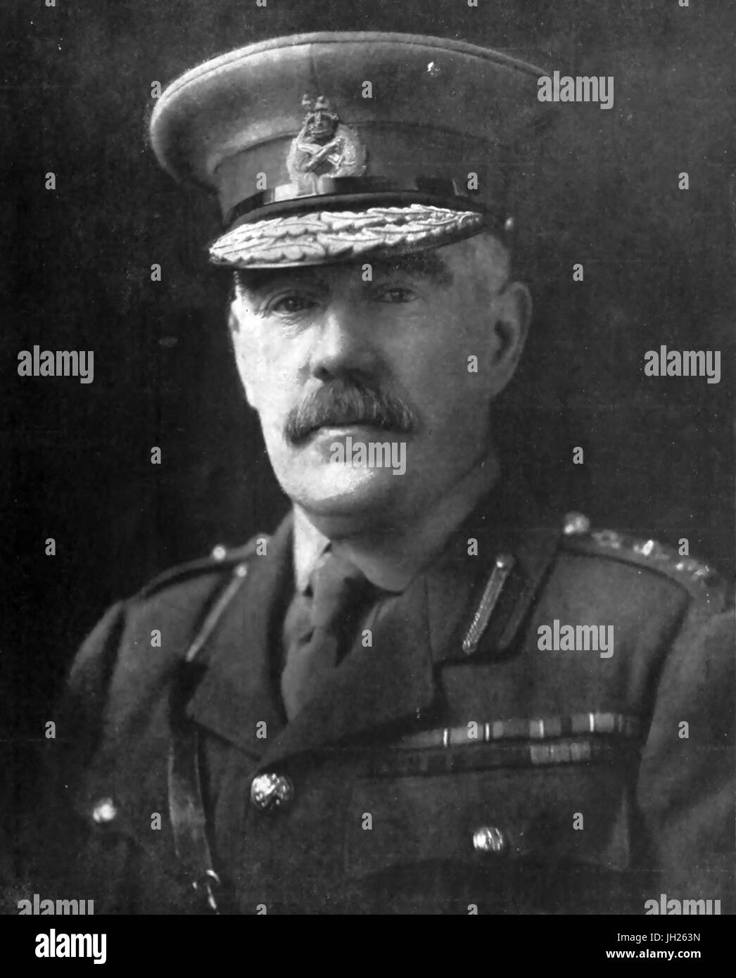 Britischer Offizier WILLIAM ROBERTSON (1860-1933) als Chef des imperialen Generalstabs Stockfoto