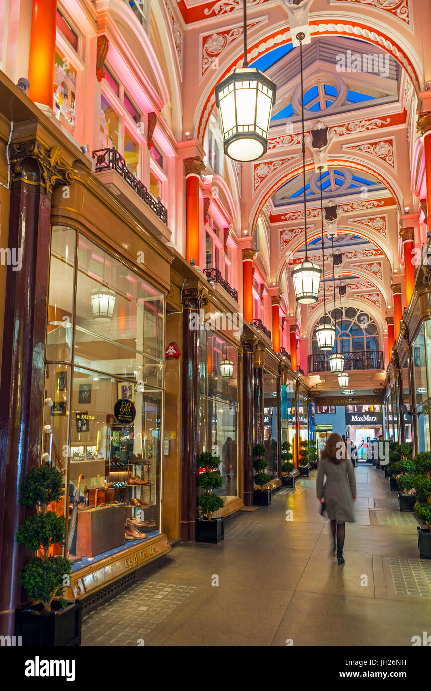 Die Royal Arcade, Old Bond Street, London, England, Großbritannien, Europa Stockfoto
