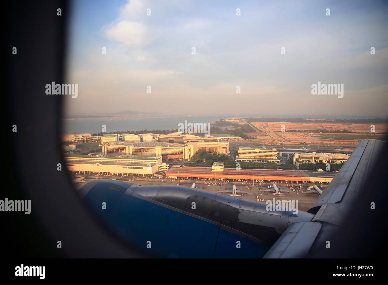 Singapore Changi Airport. Stockfoto