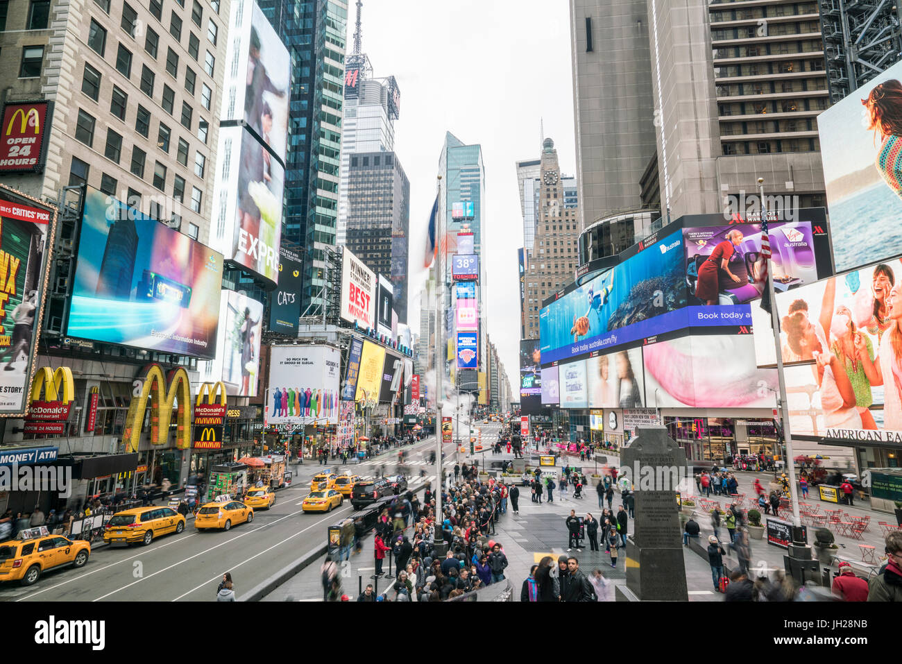 Times Square, New York City, Vereinigte Staaten von Amerika, Nordamerika Stockfoto