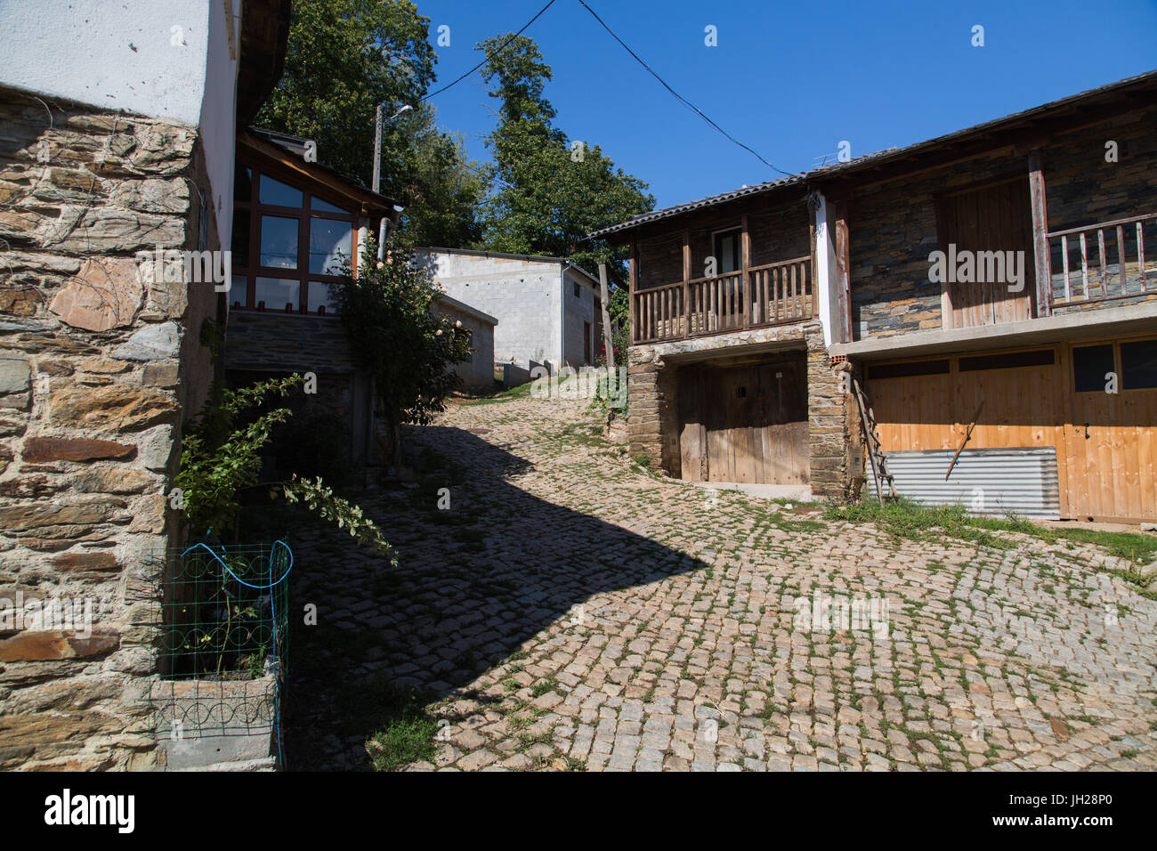 Das Dorf Rio de Betreffenden in der Provinz Trás-os-Montes im Norden Portugals Stockfoto