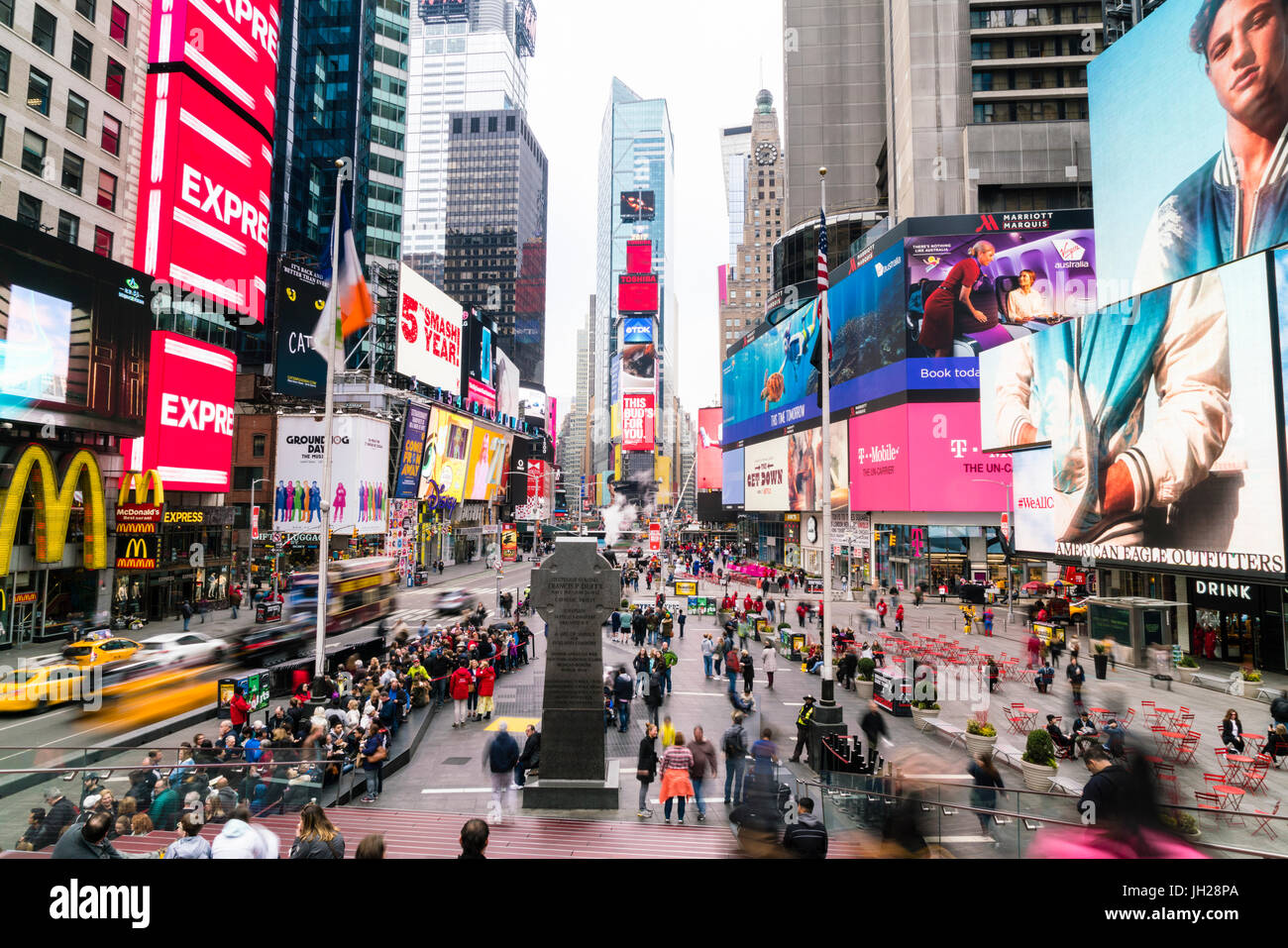 Times Square, New York City, Vereinigte Staaten von Amerika, Nordamerika Stockfoto