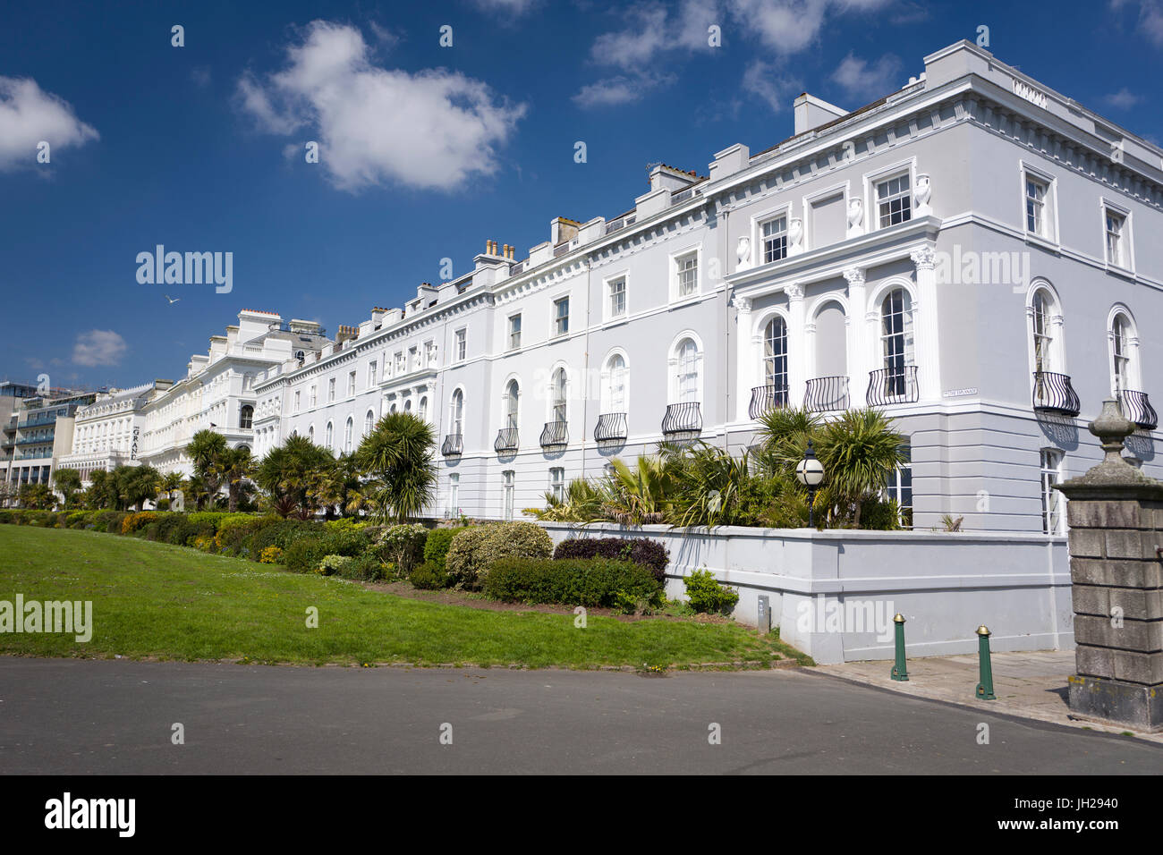 Georgische Architektur an der Hacke, Plymouth, Devon, England, Vereinigtes Königreich, Europa Stockfoto