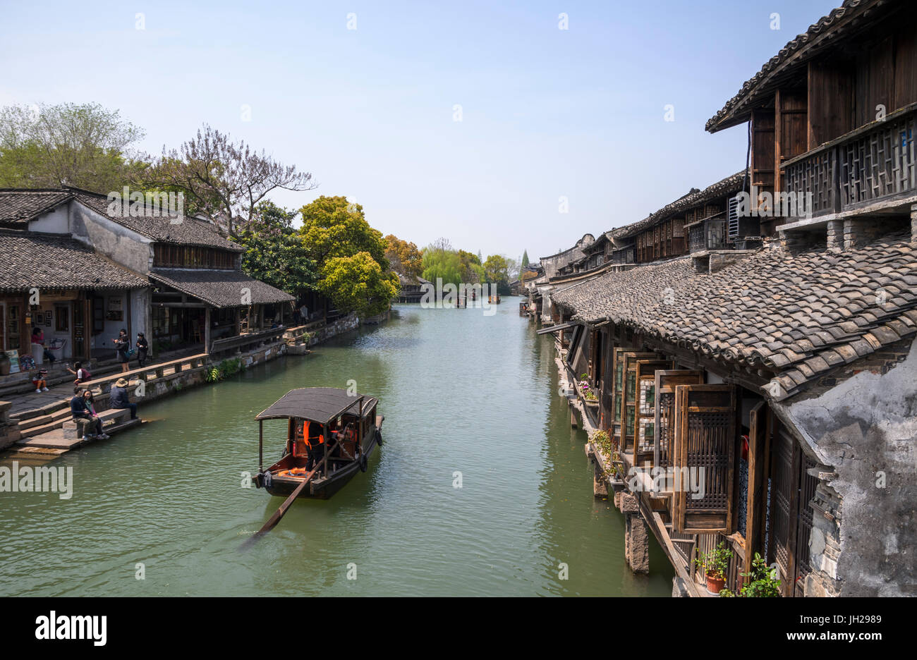 Wuzhen, Zhejiang Provinz, China, Asien Stockfoto