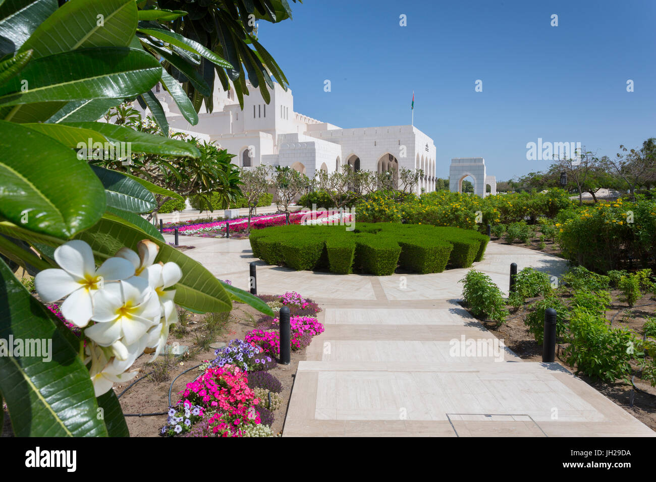 Außenansicht des Opernhaus Muscat, Maskat, Oman, Naher Osten Stockfoto