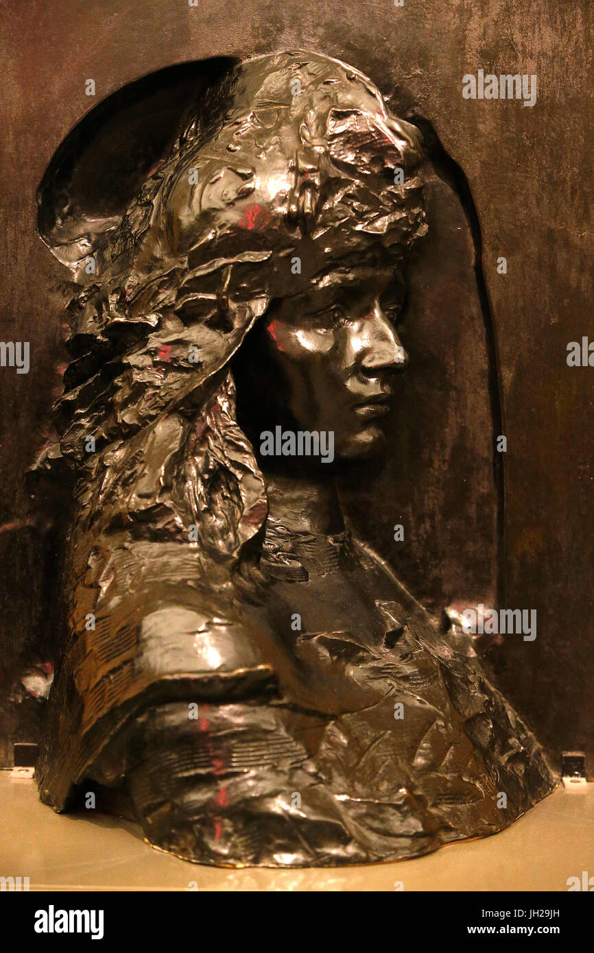 Das Victoria and Albert Museum. Auguste Rodin. La France. Ca. 1904. Bronze. Vereinigtes Königreich. Stockfoto