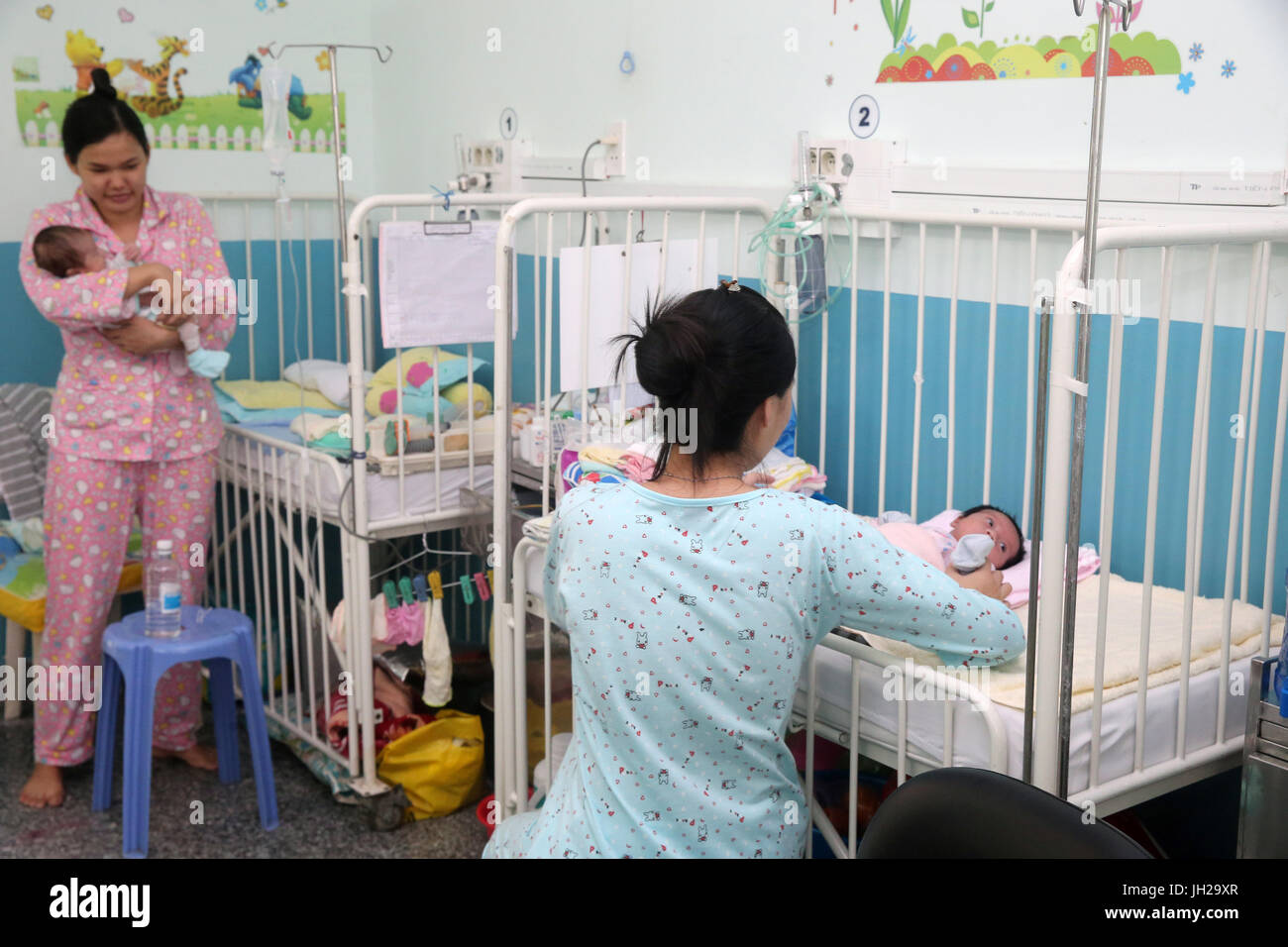 Herz-Institut bieten qualitativ hochwertige Betreuung vietnamesischen Patienten mit Herzkrankheiten. Ho-Chi-Minh-Stadt. Vietnam. Stockfoto