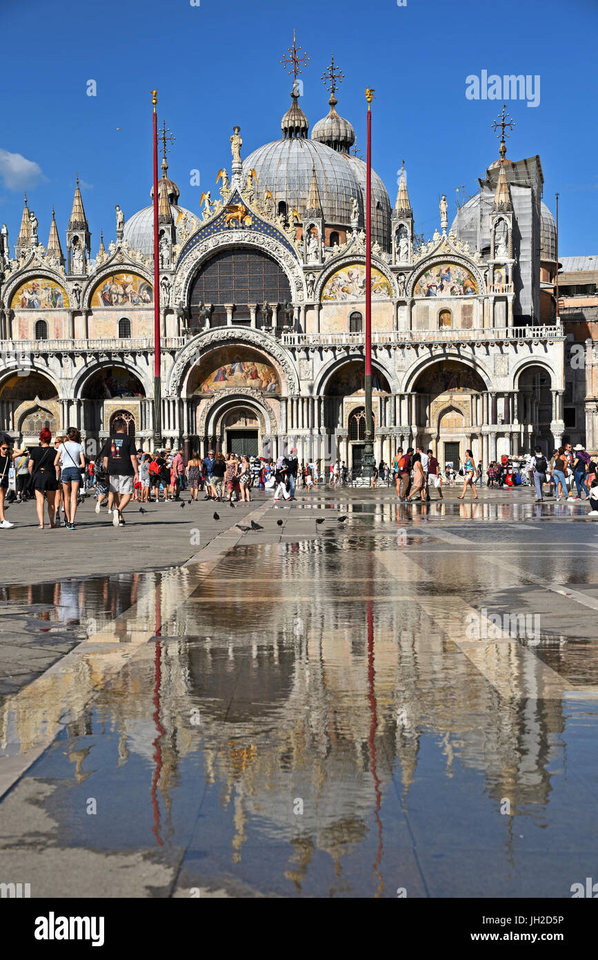 Markus Basalica, Venedig, Italien, Europa Stockfoto