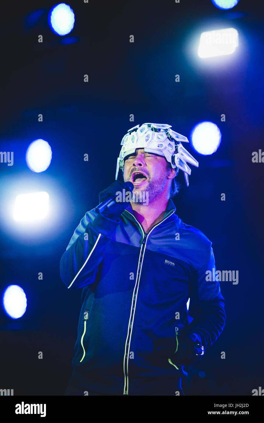 Florenz, Italien. 11. Juli 2017. Jamiroquai die live bei Firenze Sommer Festival Foto: Alessandro Bosio Credit: Alessandro Bosio/Alamy Live News Stockfoto