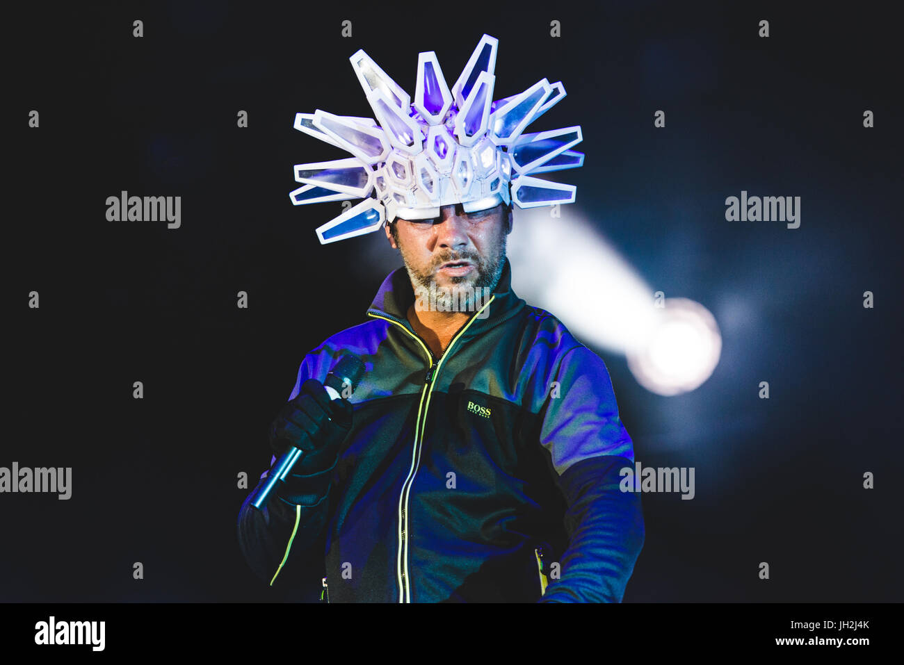 Florenz, Italien. 11. Juli 2017. Jamiroquai die live bei Firenze Sommer Festival Foto: Alessandro Bosio Credit: Alessandro Bosio/Alamy Live News Stockfoto