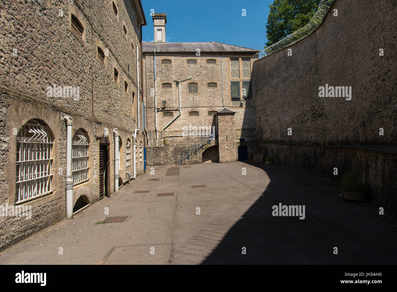 Gefängnis Shepton Mallet Somerset Stockfoto