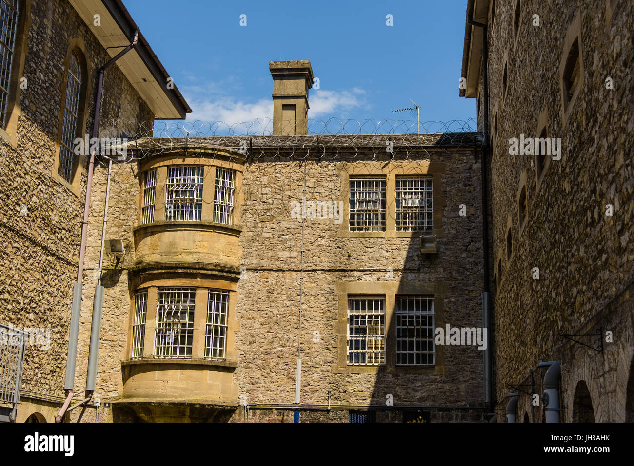 Gefängnis Shepton Mallet Somerset Stockfoto