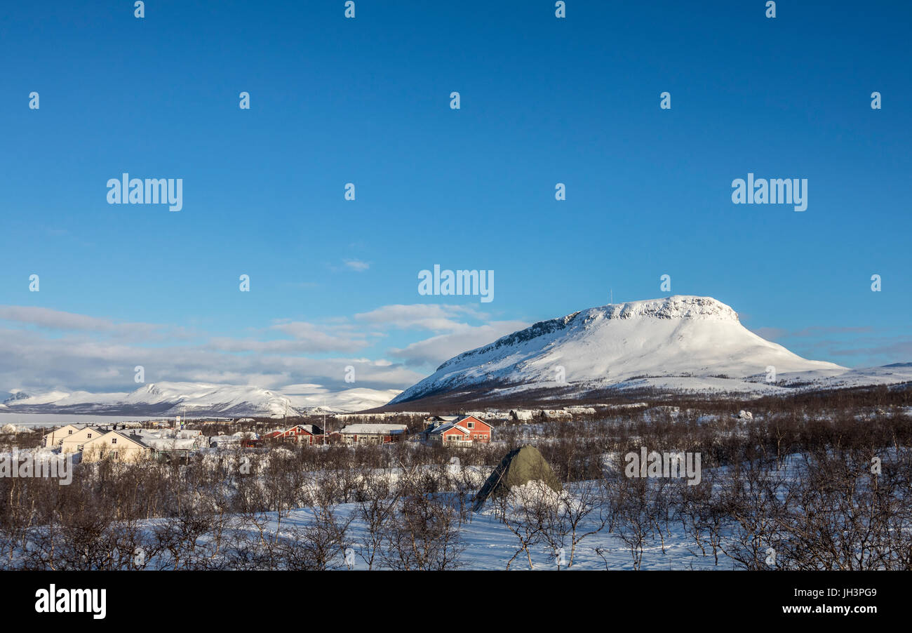 Mächtige Saana Stockfoto