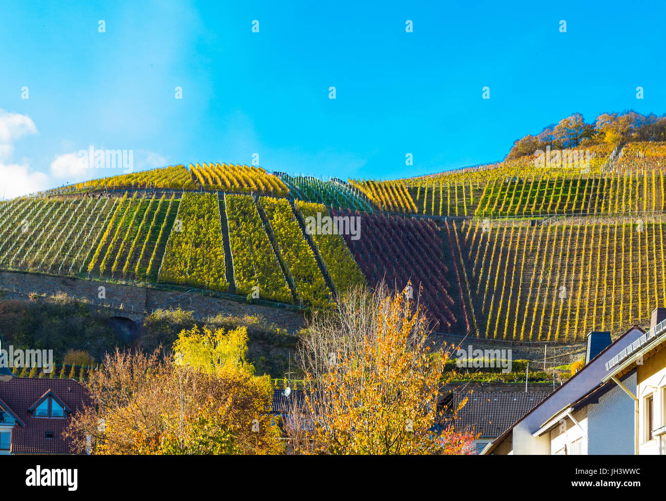 Dernau im Ahrtal Stockfoto