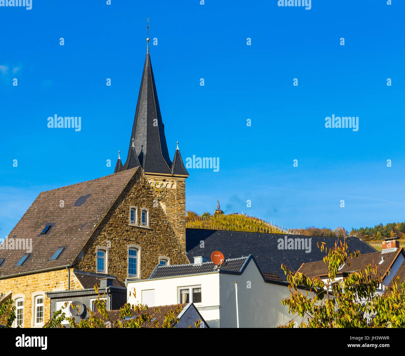 Dernau im Ahrtal Stockfoto