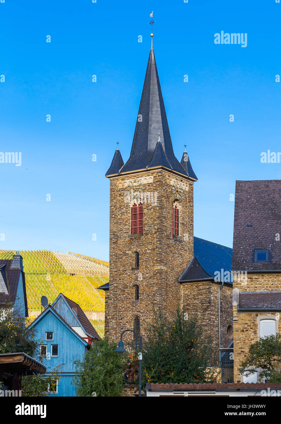 Dernau im Ahrtal Stockfoto