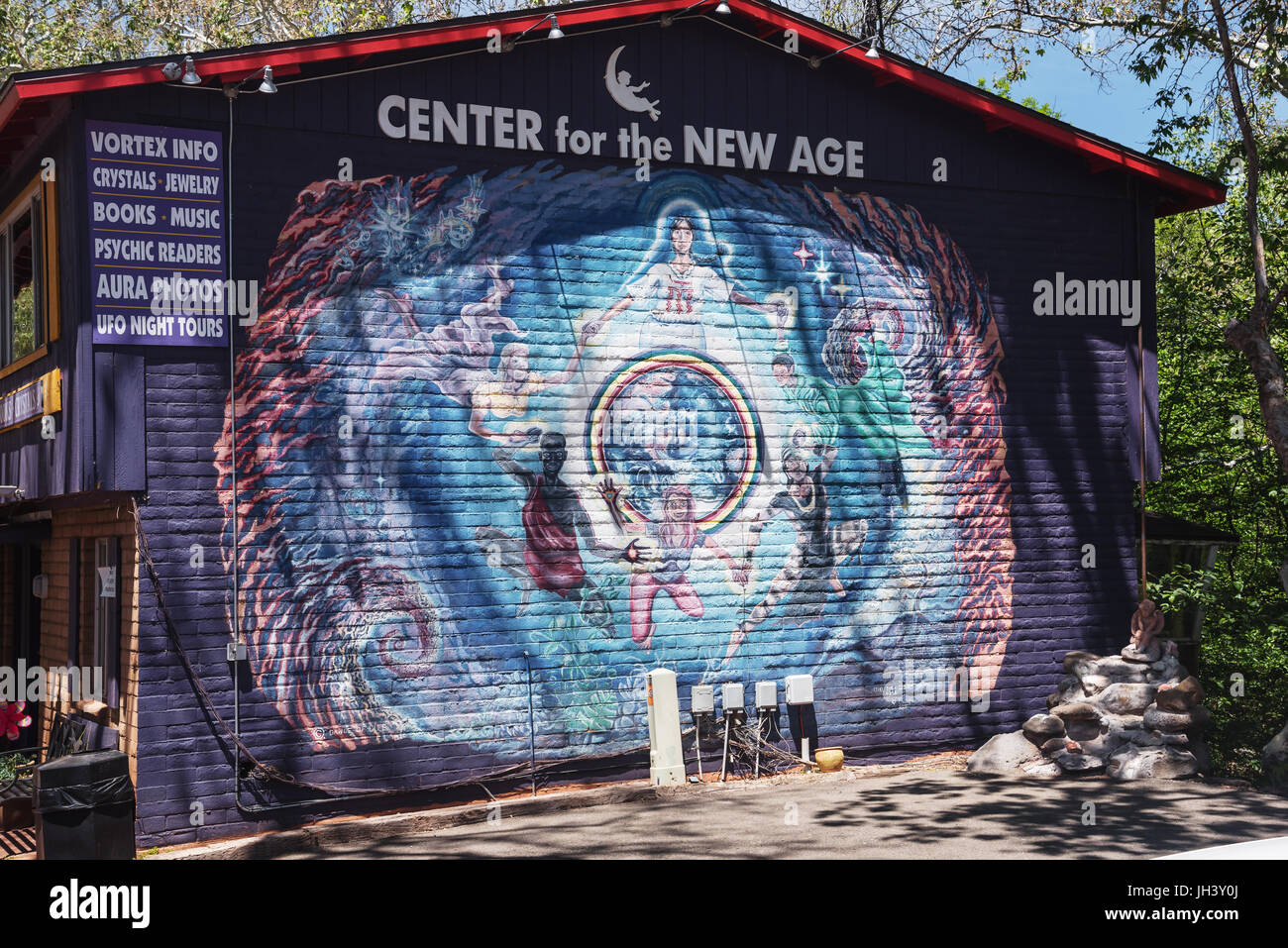Zentrum für New Age, frei fließende geistige Bewegung, Sedona, Arizona, USA Stockfoto