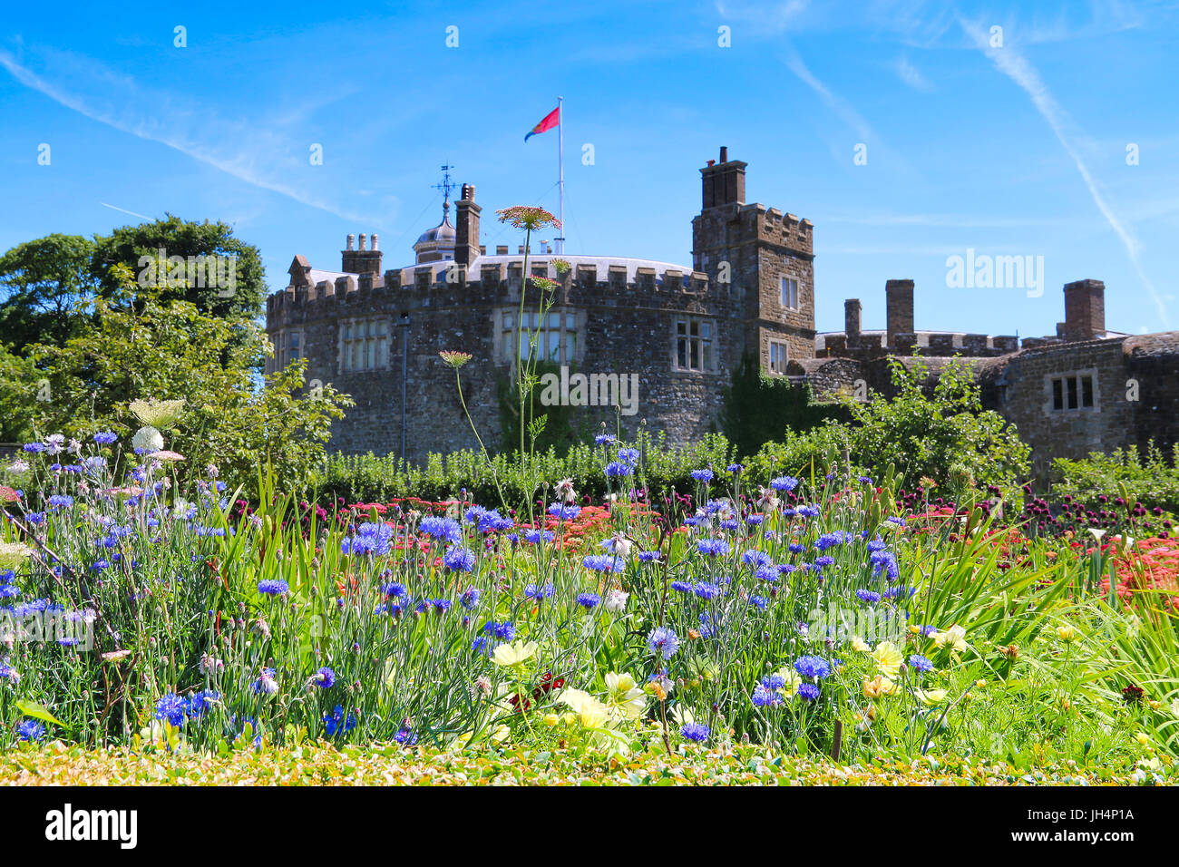 Walmer Castle Gardens Juli 2017 Stockfoto