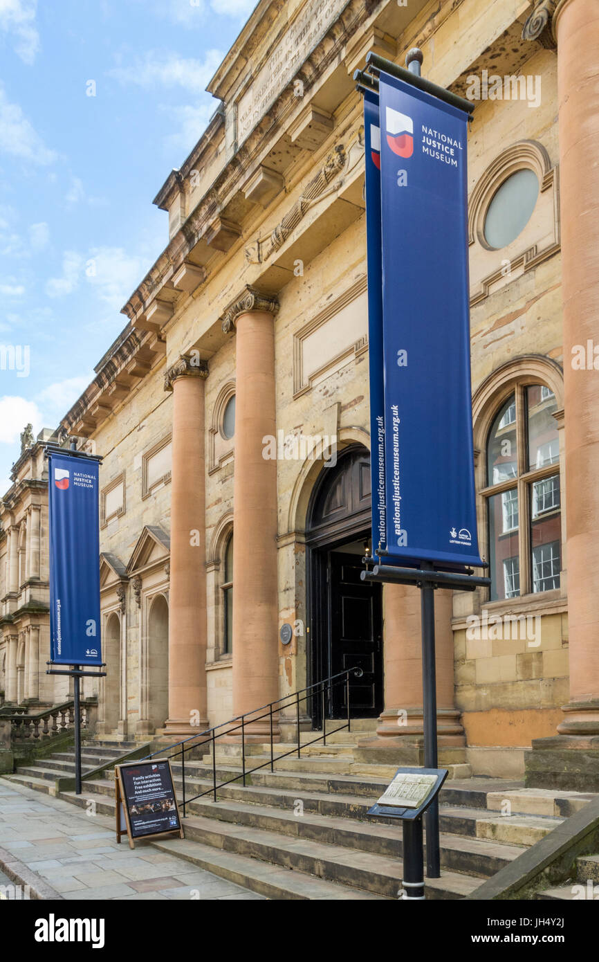 Nationale Justiz Museum, früher bekannt als die Galleries of Justice, Lace Market, Nottingham, England, UK Stockfoto