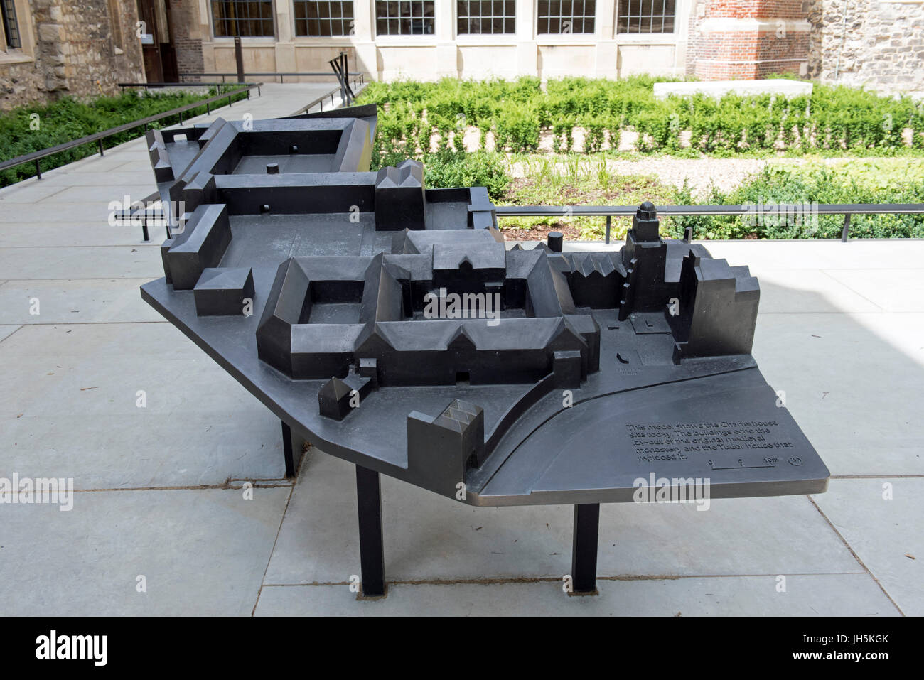 Modell der Kartause, London Borough of Islington, England Großbritannien UK Stockfoto