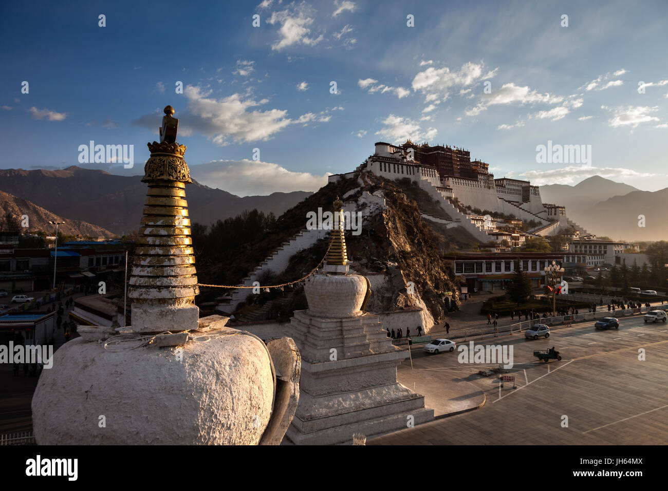 der Potala Palast, Lhasa, Tibet, China Stockfoto