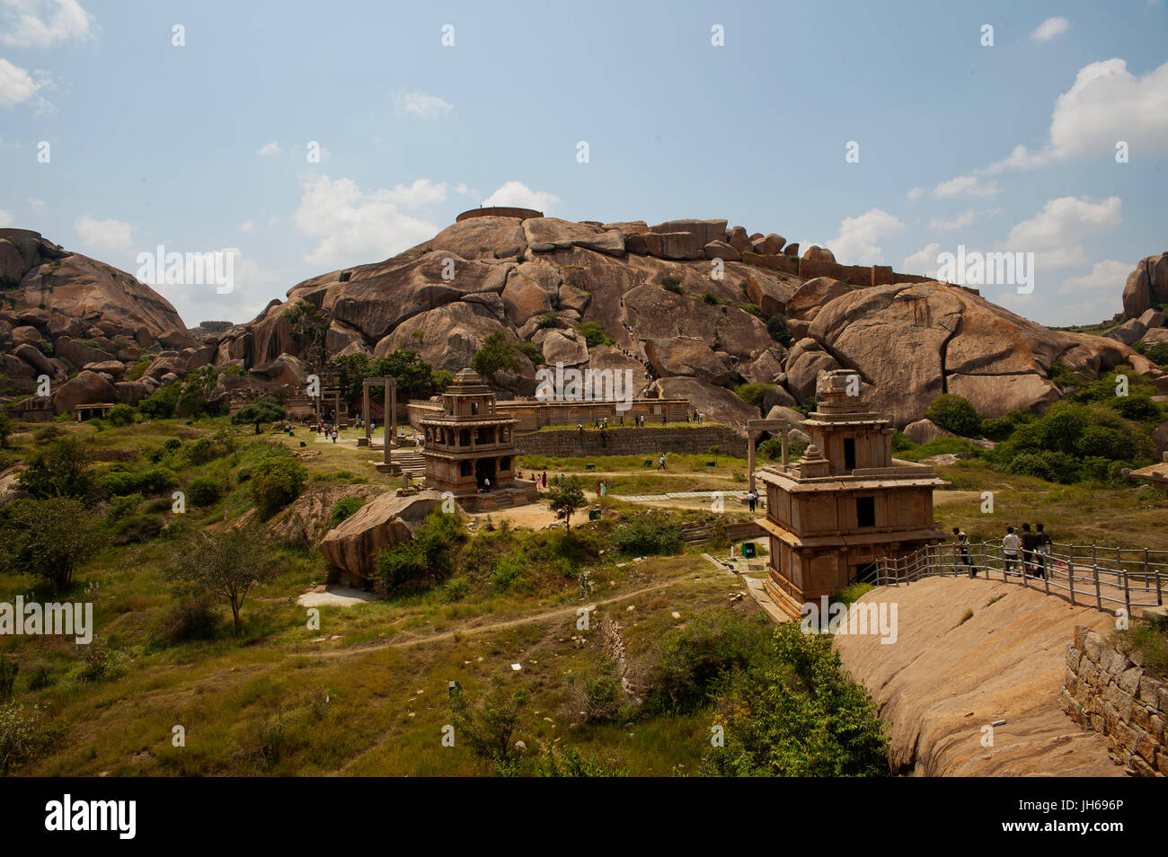 Ruinen von Chitradurga Fort, Karnataka, Indien Stockfoto