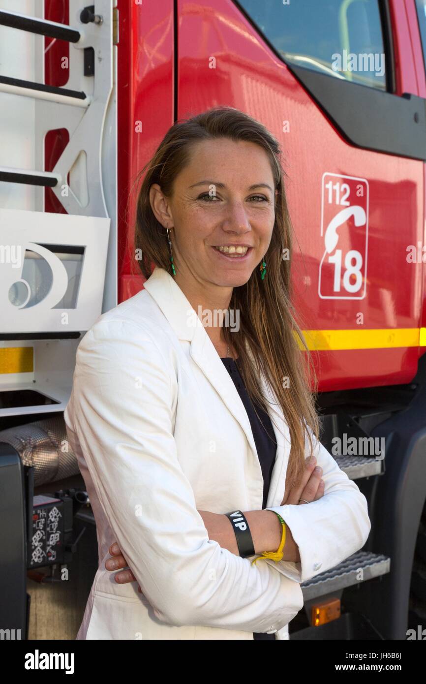 FRANZÖSISCHE FEUERWEHR KONGRESS, TOUREN Stockfoto