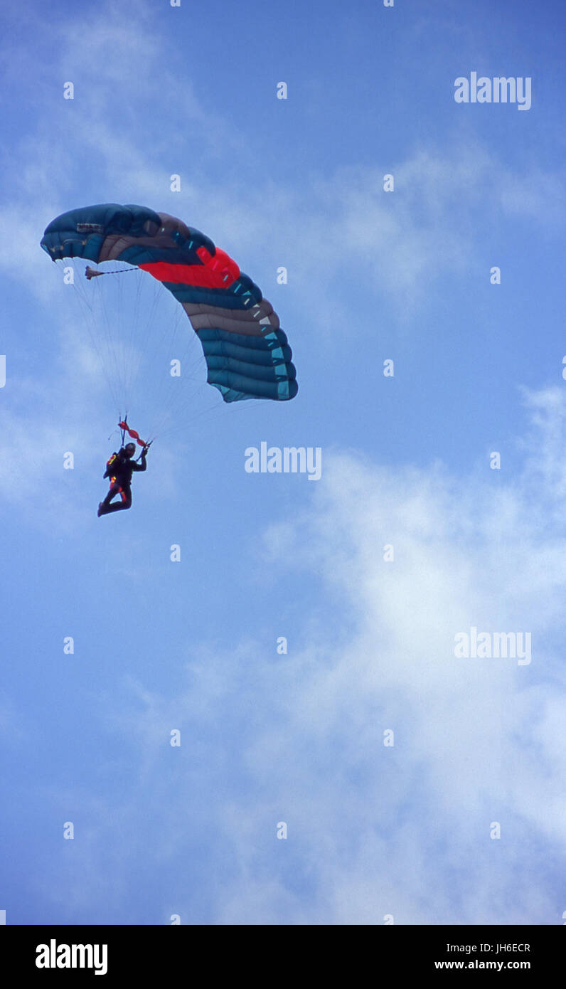Fallschirmspringen Stockfoto