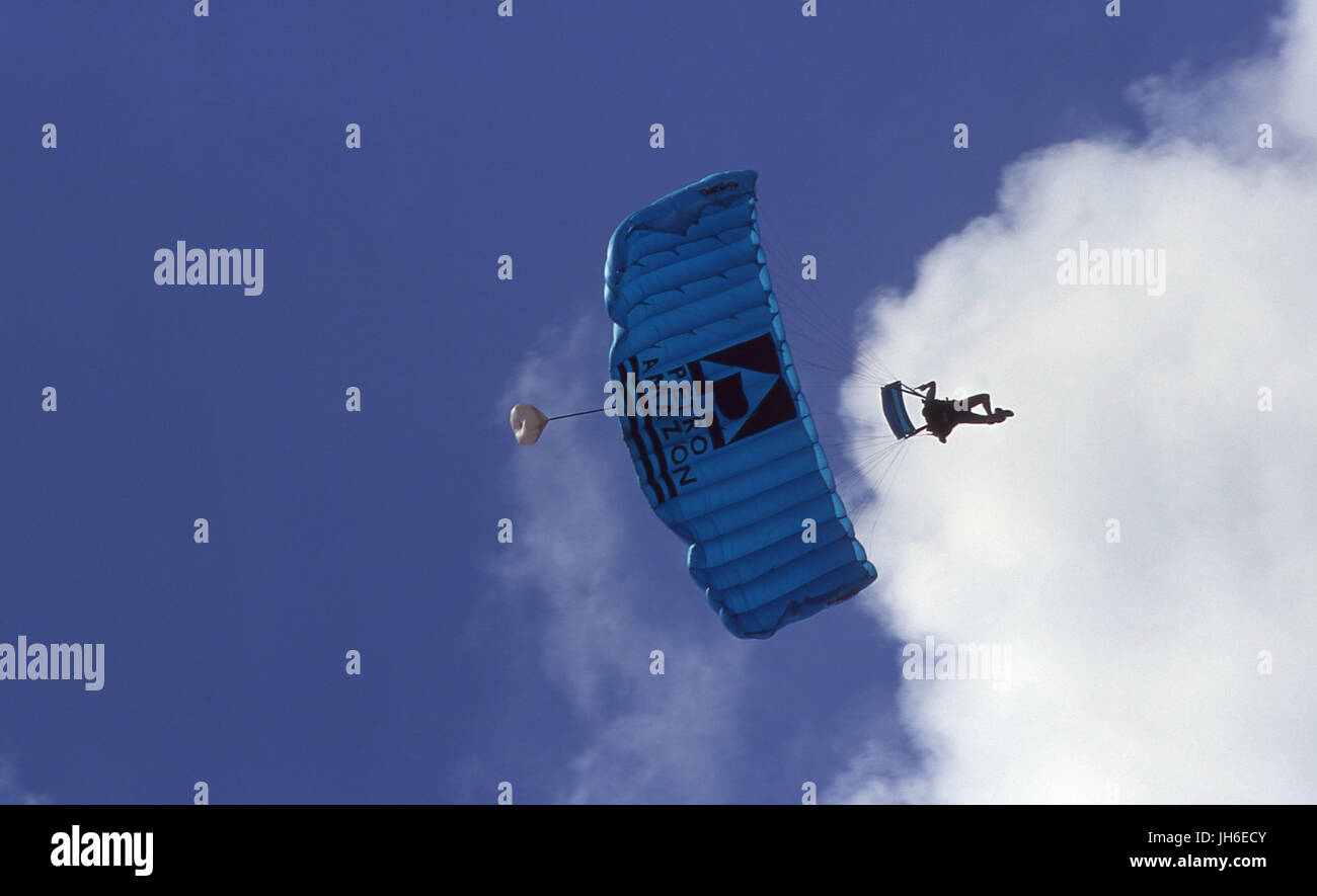 Fallschirmspringen Stockfoto