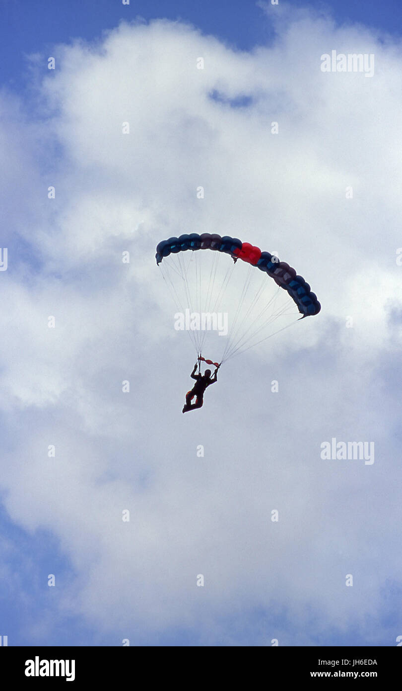 Fallschirmspringen Stockfoto