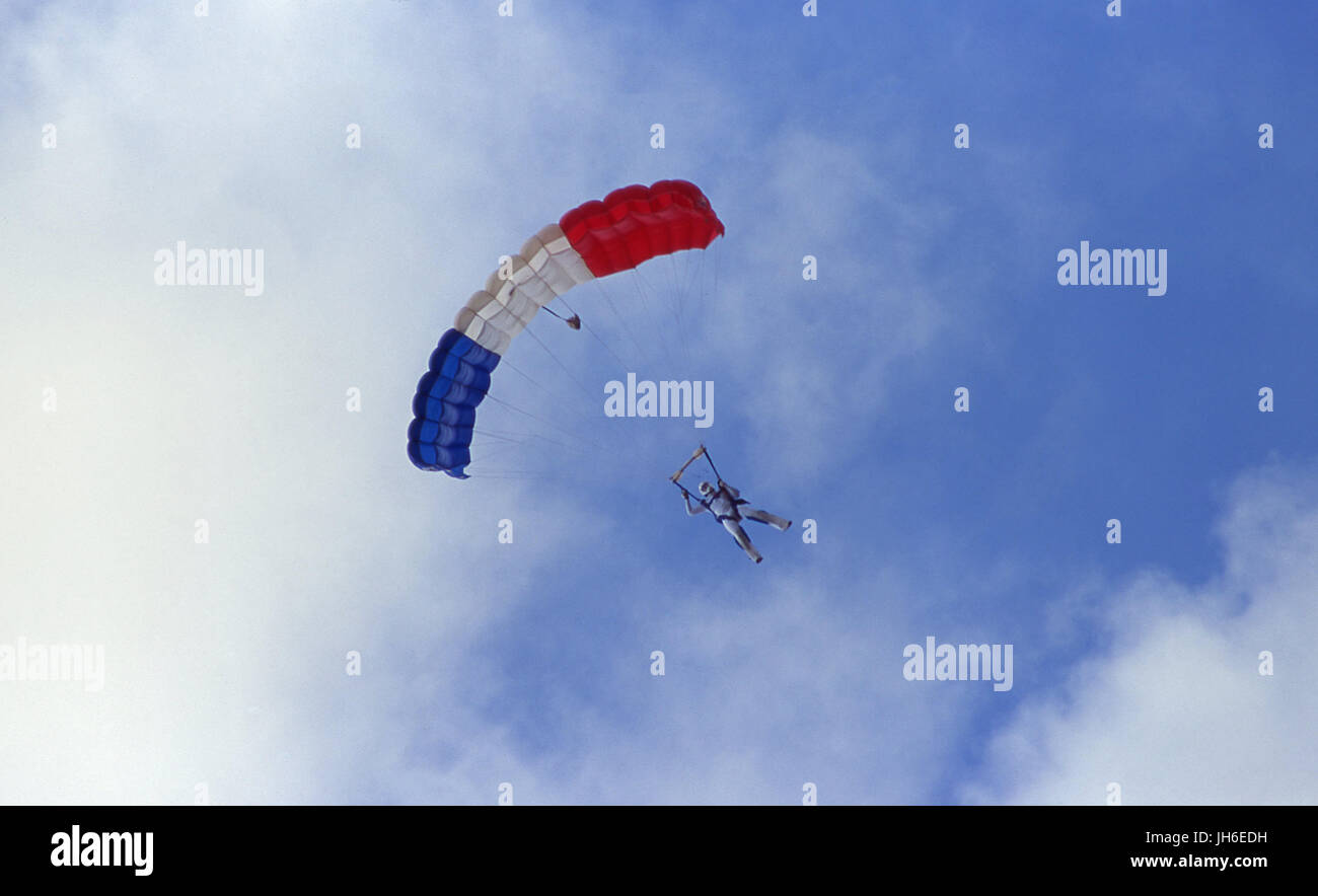 Fallschirmspringen Stockfoto