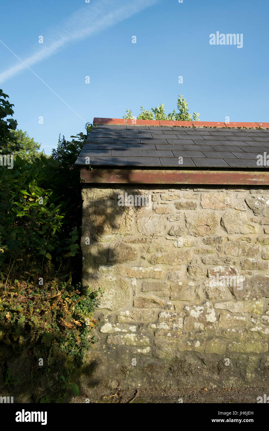 Stein-Dependance in Cornwall. Stockfoto