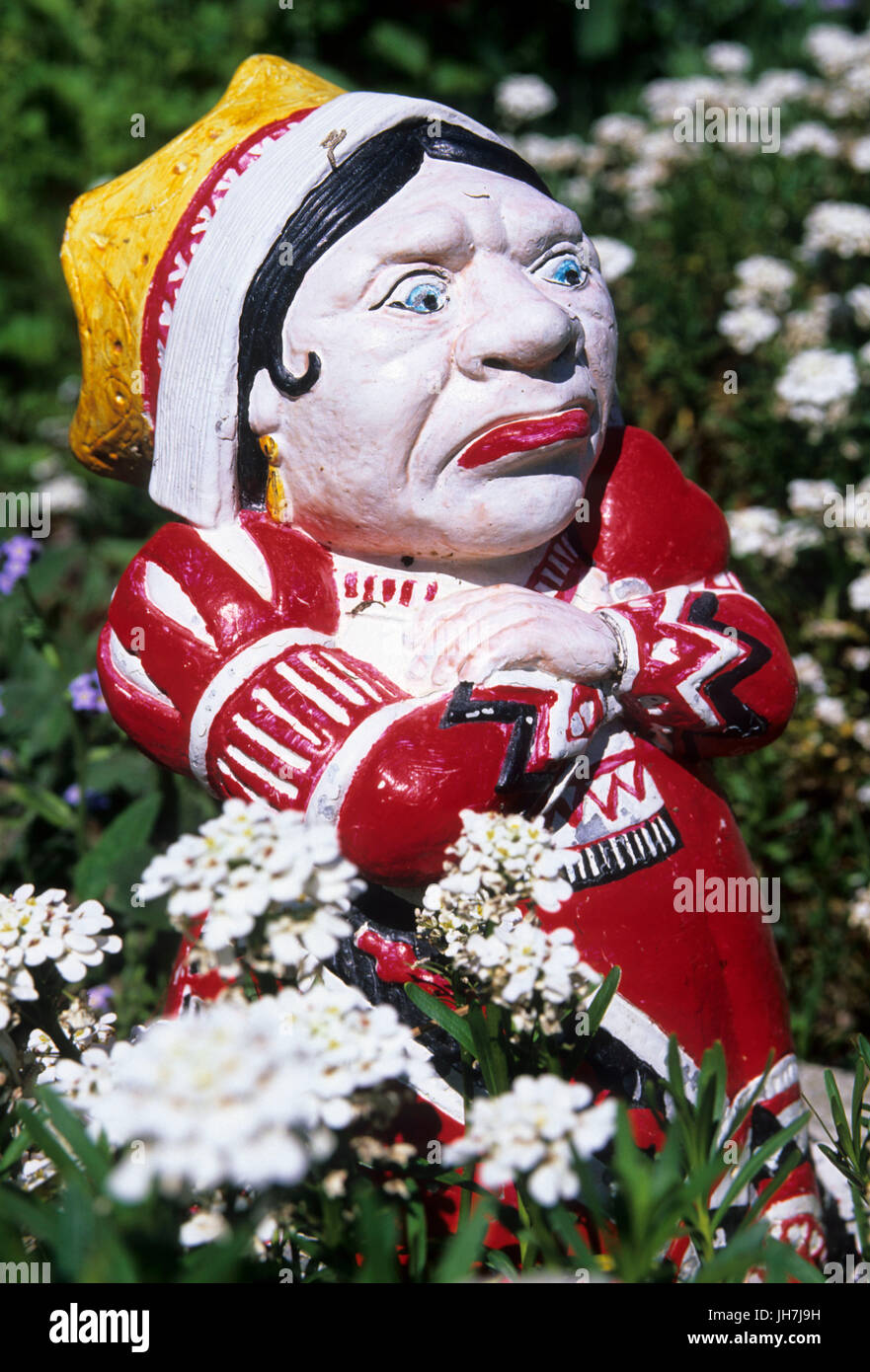 Gartenzwerg, Skagit Schaugärten, Mt Vernon, Washington Stockfoto