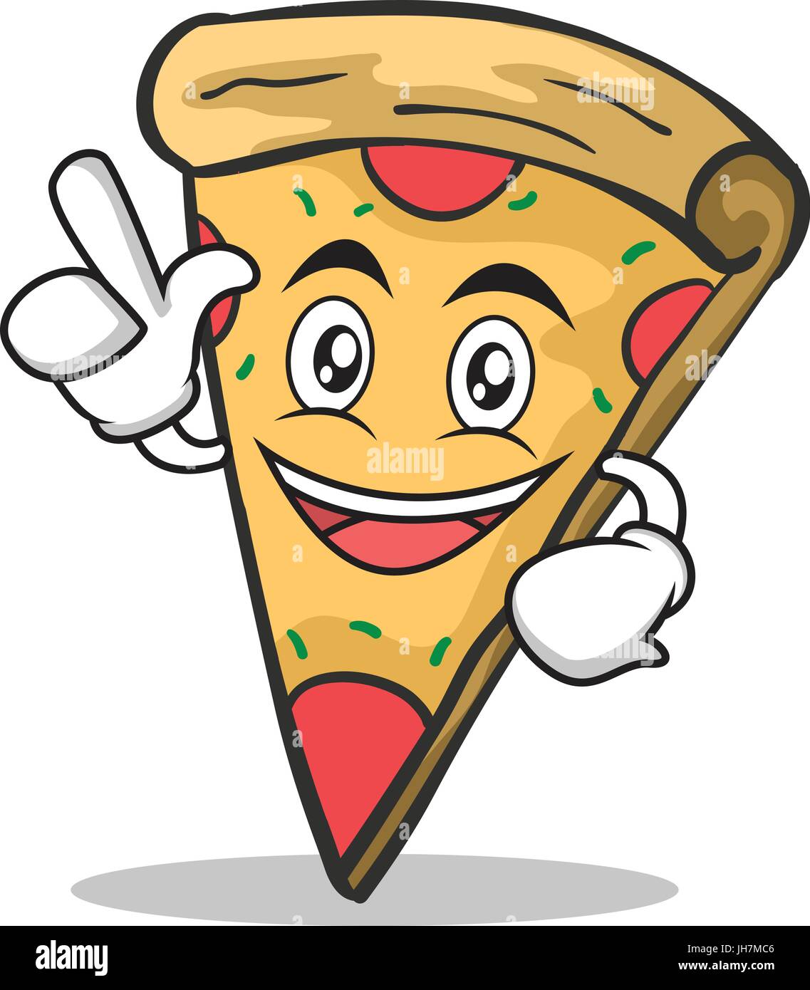 Pizza Cartoon Stockfotos & Pizza Cartoon Bilder Alamy