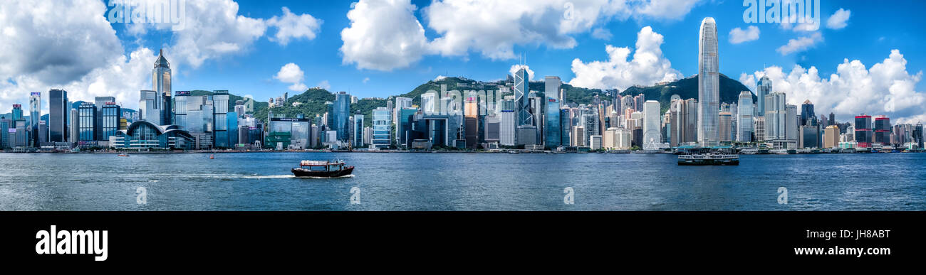 Blick auf die Stadt - Hong Kong Island Stockfoto
