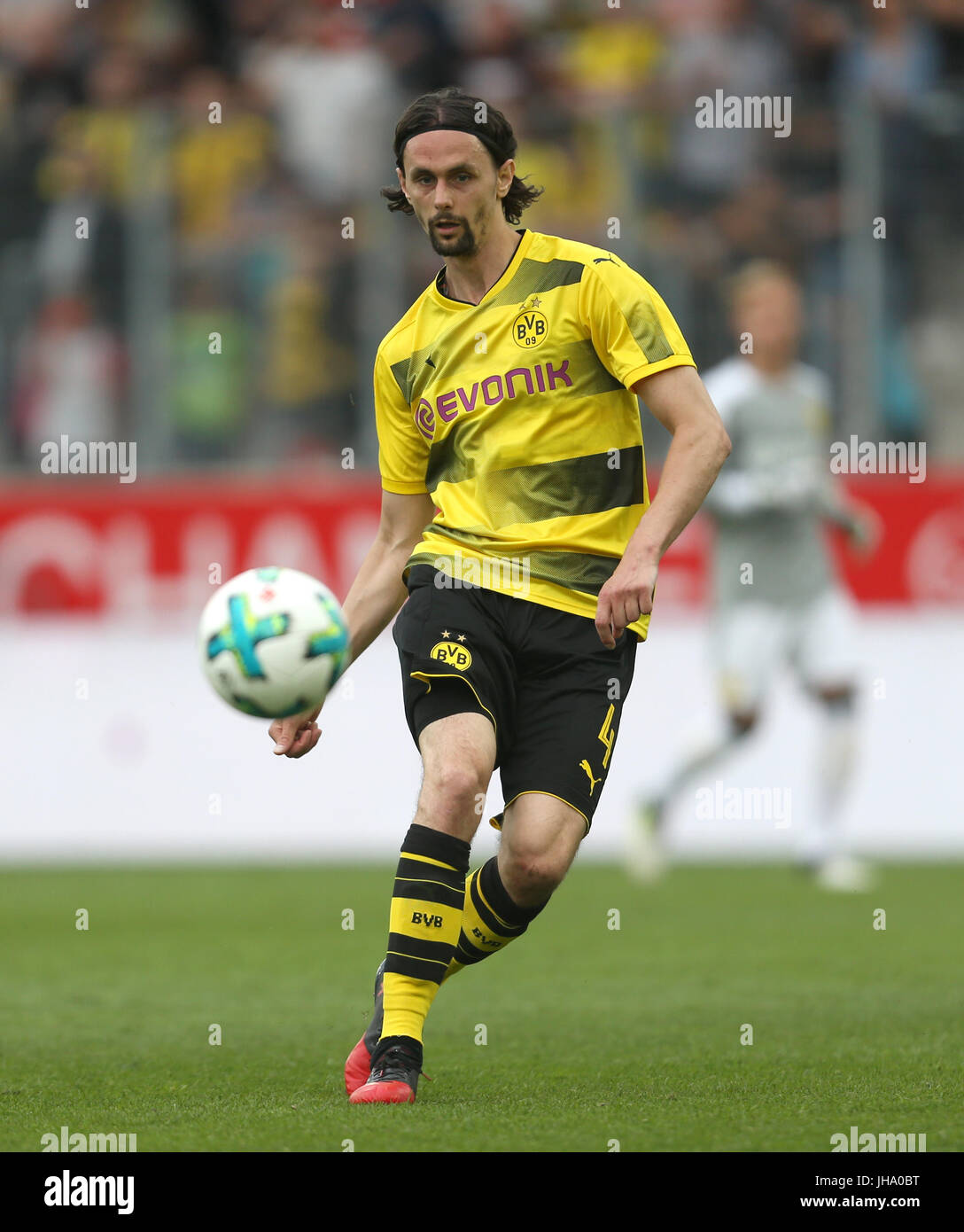 Dortmunds Neven Subotic in Aktion während der Fußball-freundlich-match zwischen Rot-Weiss Essen und Borussia Dortmund in Essen, Deutschland, 11. Juli 2017. Foto: Ina Fassbender/dpa Stockfoto